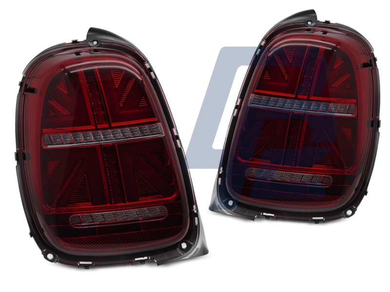 LED Tail Lights Red/Smoked Sequential for Mini Cooper F55 F56 F57 2014–2017 6-Pin - 5