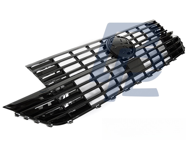 Grille Gloss Black W/Logo Base for VW T6.1 2020– - 2