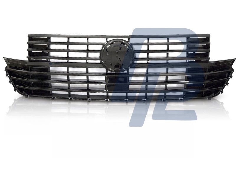 Grille Gloss Black W/Logo Base for VW T6.1 2020– - 6