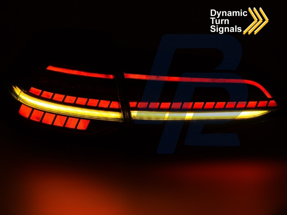 LED Tail Lights Red LED Sequential for VW Golf 7 2013–2019 - 3