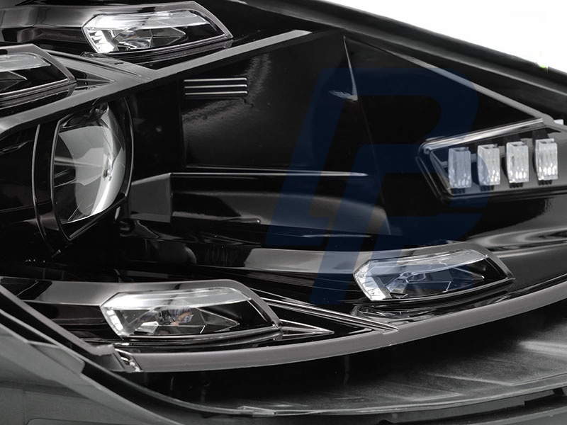 LED Headlights DRL Black for Porsche Cayenne 2010–2015 - 5