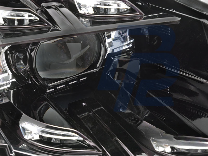 LED Headlights DRL Black for Porsche Cayenne 2010–2015 - 2
