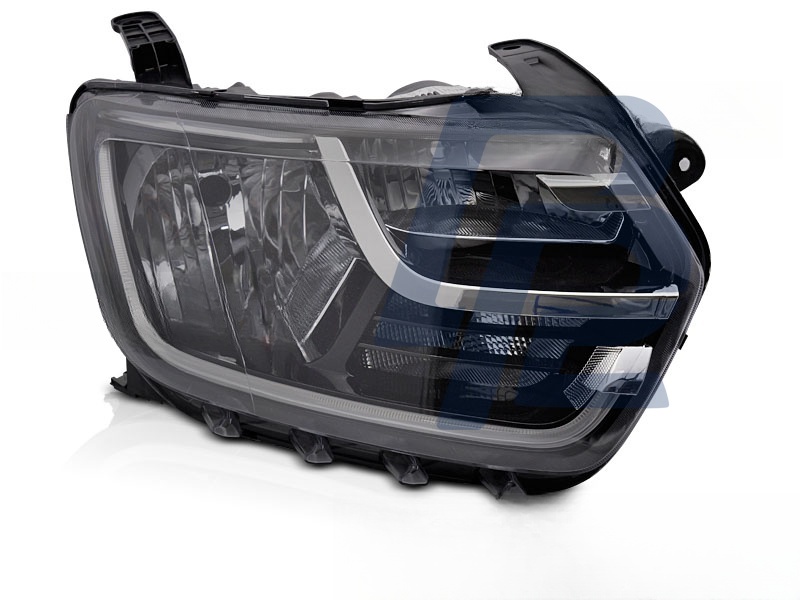 Headlight Black Right Side TYC for Dacia Duster II 2017–2021 - 4