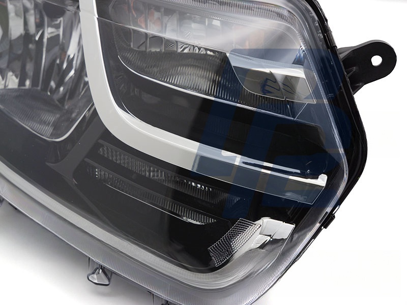 Headlight Black Right Side TYC for Dacia Duster II 2017–2021 - 2