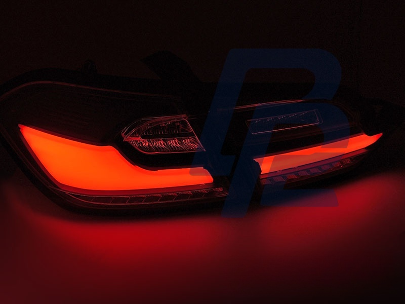 LED Tail Lights Red/Clear for Ford Fiesta MK8 2017–2021 Hatchback - 2