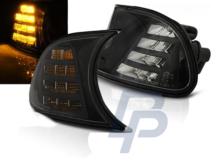 FRONT DIRECTIONS BMW E46 04.99-08.01 C/C BLACK LED - 4