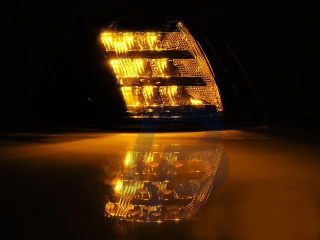 FRONT DIRECTIONS BMW E46 05.98-08.01 BLACK LED - 4