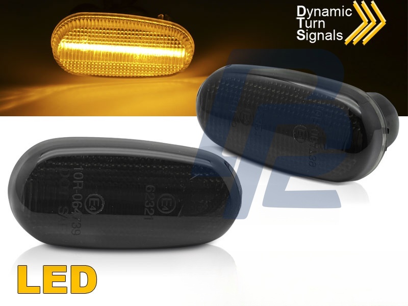 Side Indicators Smoked LED Sequential for Alfa Romeo Mito 147 2000–2004 GT - 3