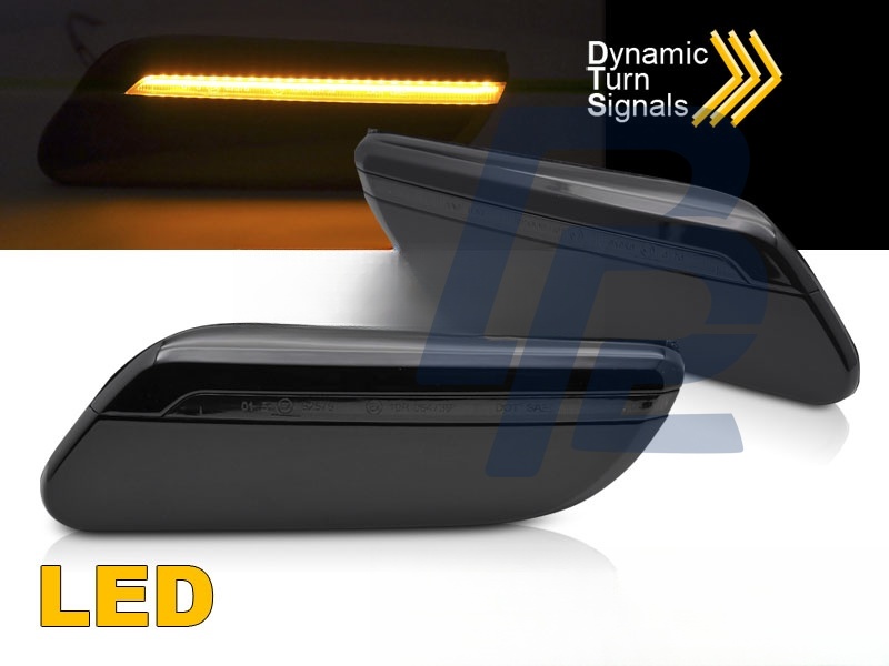 Side Indicators Smoked LED Sequential for Mini Cooper F55 F56 F57 2021–2024 - 3