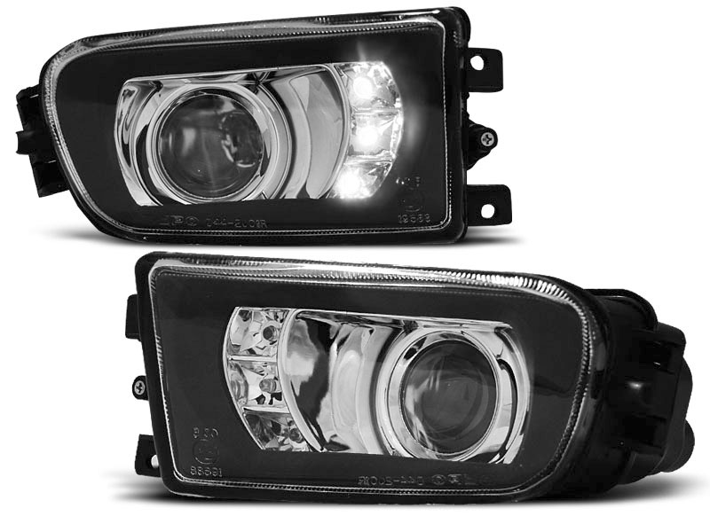 FOGLIGHTS BMW E39 09.95-06.03 Z3 96-02 BLACK LED