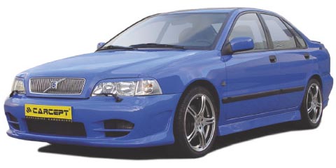 VOLVO V40 98- FIBERGLASS EYEBROWS [CARCEPT]