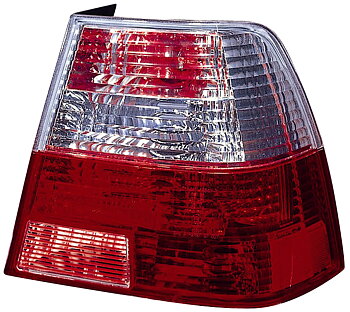 VW BORA TAILLIGHTS RED/CLEAR V1