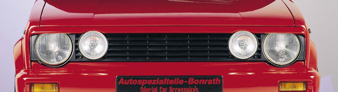 VW GOLF I CABRIO HOOD EXTENSION/EYEBROW [CARCEPT]