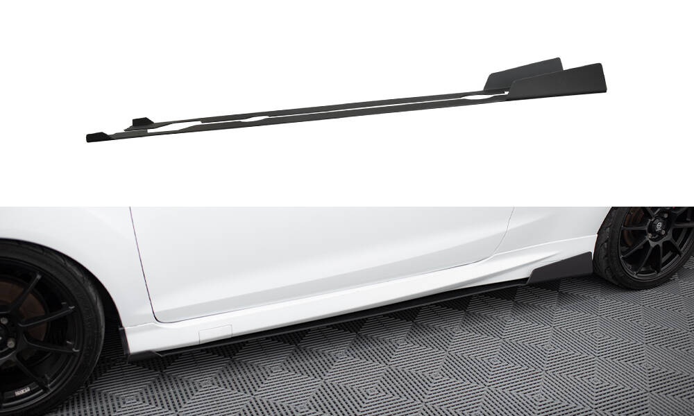 Racing Side Skirts Splitters Ford Fiesta Mk7 ST Facelift