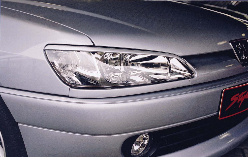 PEUGEOT 306 II 97- FIBERGLASS EYEBROWS [CARCEPT]