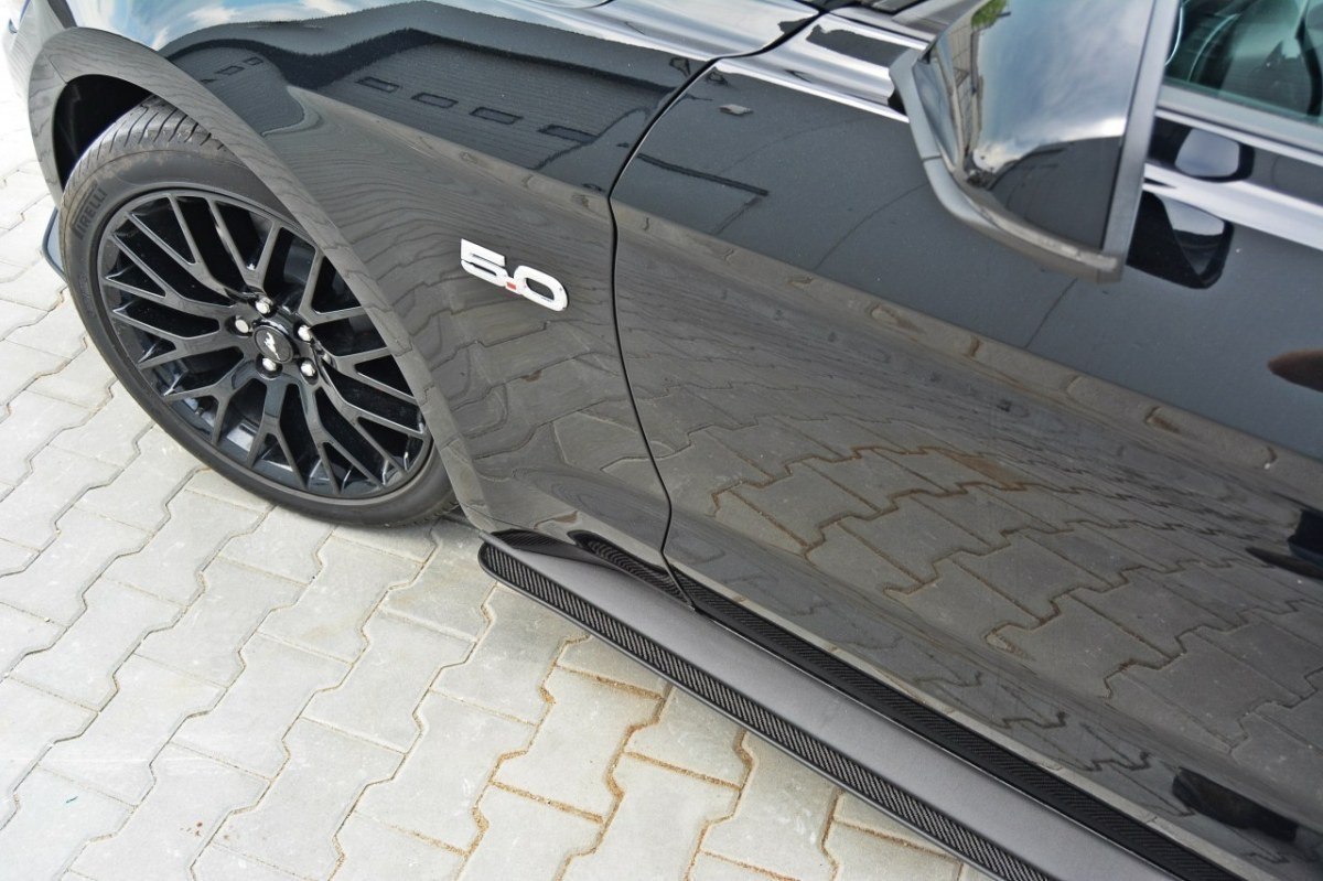 FORD MUSTANG MK6 GT - RACING SIDE SKIRTS DIFFUSERS - 2