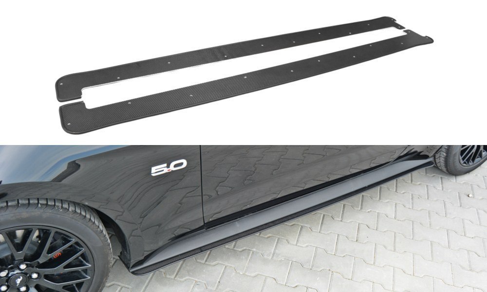 FORD MUSTANG MK6 GT - RACING SIDE SKIRTS DIFFUSERS