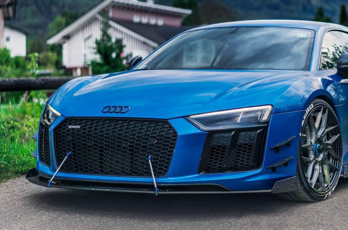 FRONT RACING SPLITTER AUDI R8 MK2 - 4