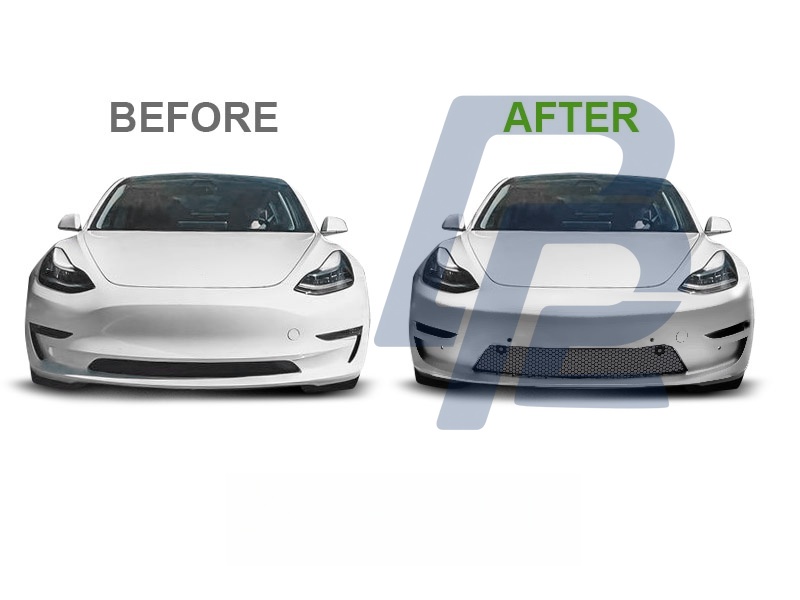 Sport Front Bumper Style for Tesla 3 2017–2023 - 3