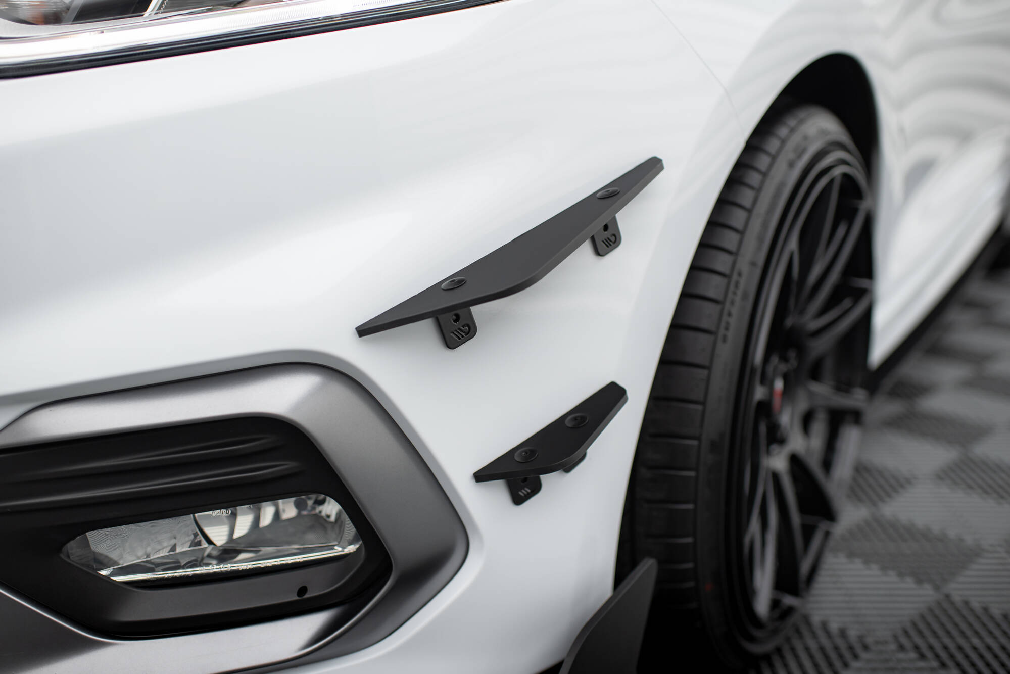 Front Bumper Wings (Canards) Ford Fiesta MK8 ST / ST-Line - 3