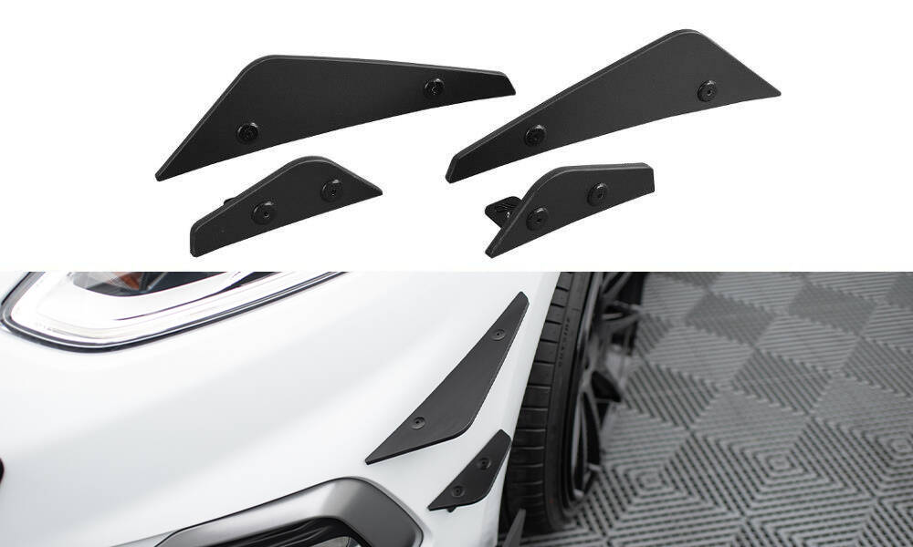 Front Bumper Wings (Canards) Ford Fiesta MK8 ST / ST-Line