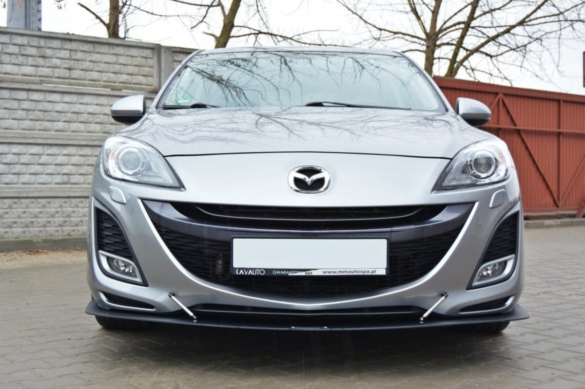 FRONT RACING SPLITTER MAZDA 3 MK2 SPORT (PREFACE) - 3