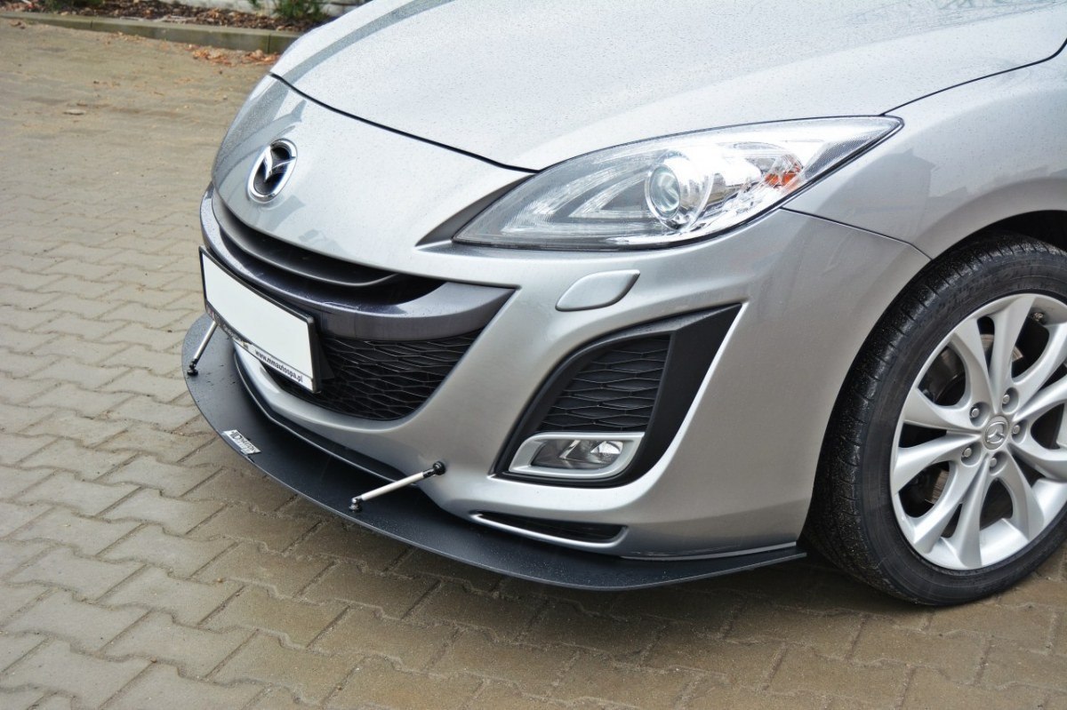 FRONT RACING SPLITTER MAZDA 3 MK2 SPORT (PREFACE) - 2