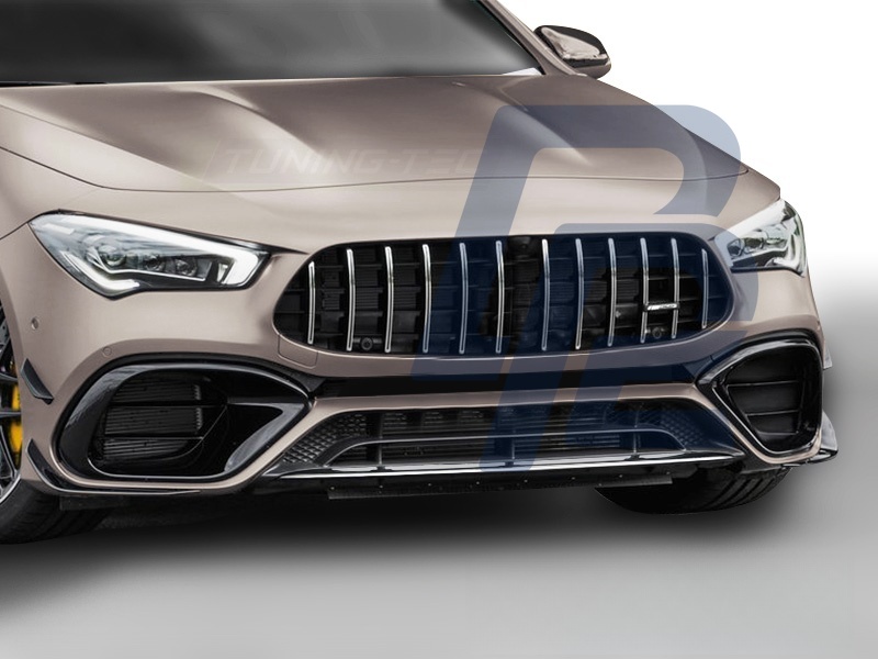Sport Front Bumper Chrome Style PDC for Mercedes CLA W118 2019–2023 - 2