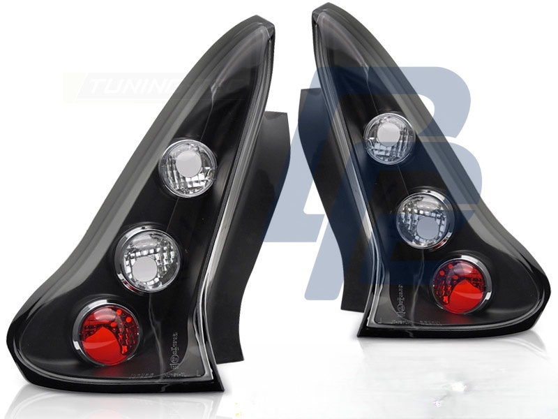 Tail Lights for Citroen C4 Coupe 2004–2010 Black - 2