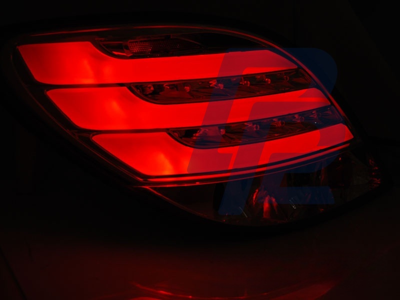 Tail Lights for Peugeot 207 3D/5D 05.2006–06.2009 Red/Clear LED Bar - 5