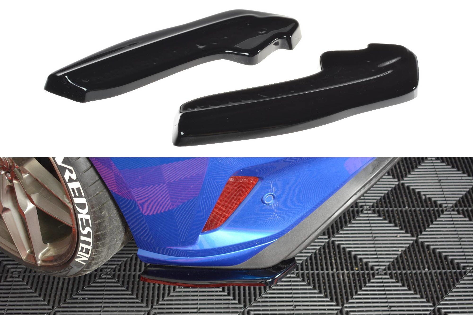 Rear Side Splitters V.1 Ford Focus ST-Line Mk4