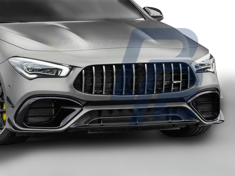 Sport Front Bumper Black Style PDC for Mercedes CLA W118 2019–2023 - 4