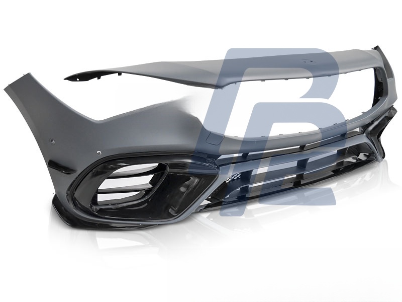 Sport Front Bumper Black Style PDC for Mercedes CLA W118 2019–2023 - 3
