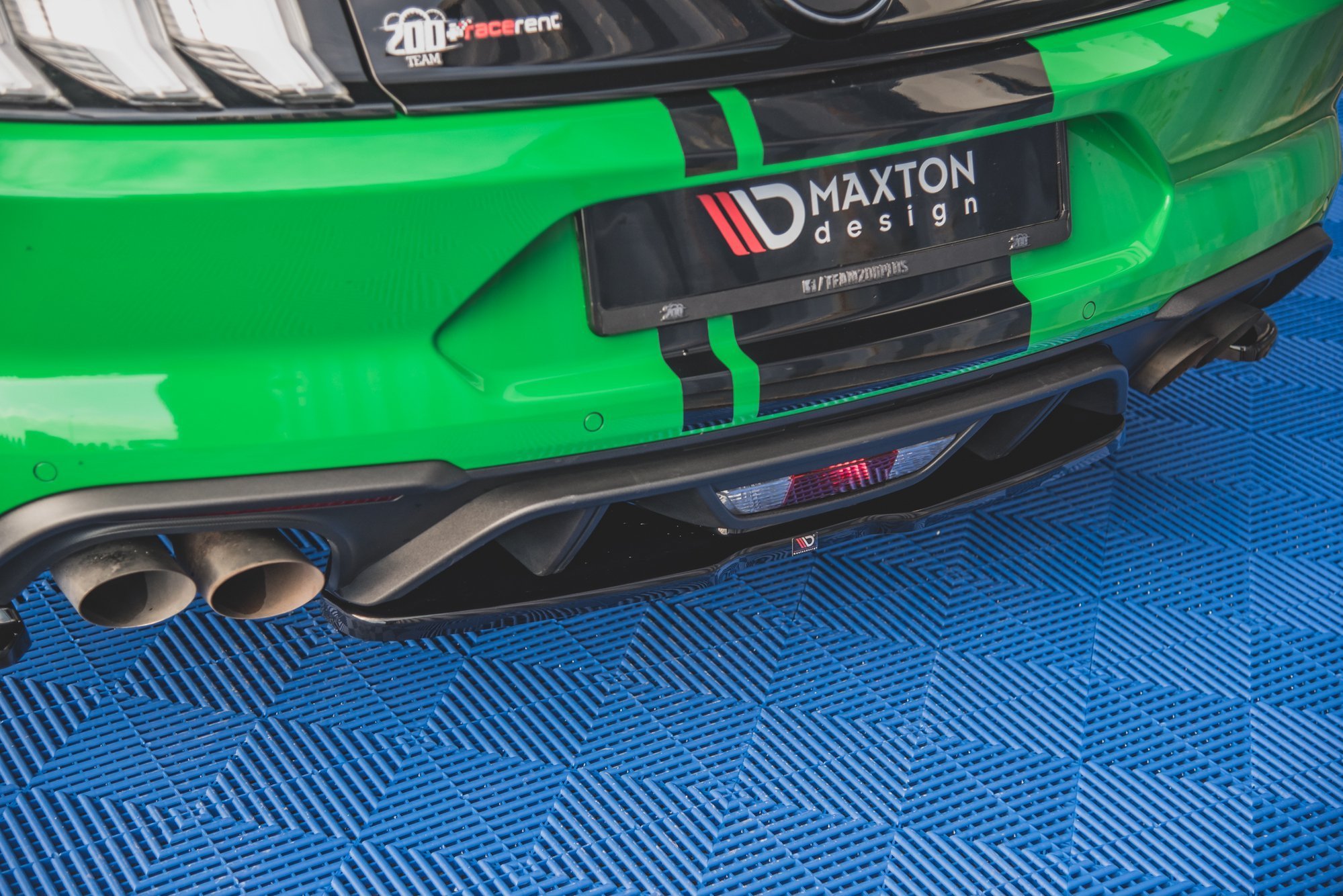 Central Rear Splitter Ford Mustang GT Mk6 Facelift (2017-) - 5