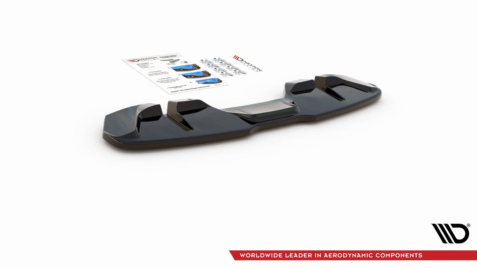 Central Rear Splitter Ford Mustang GT Mk6 Facelift (2017-) - 6