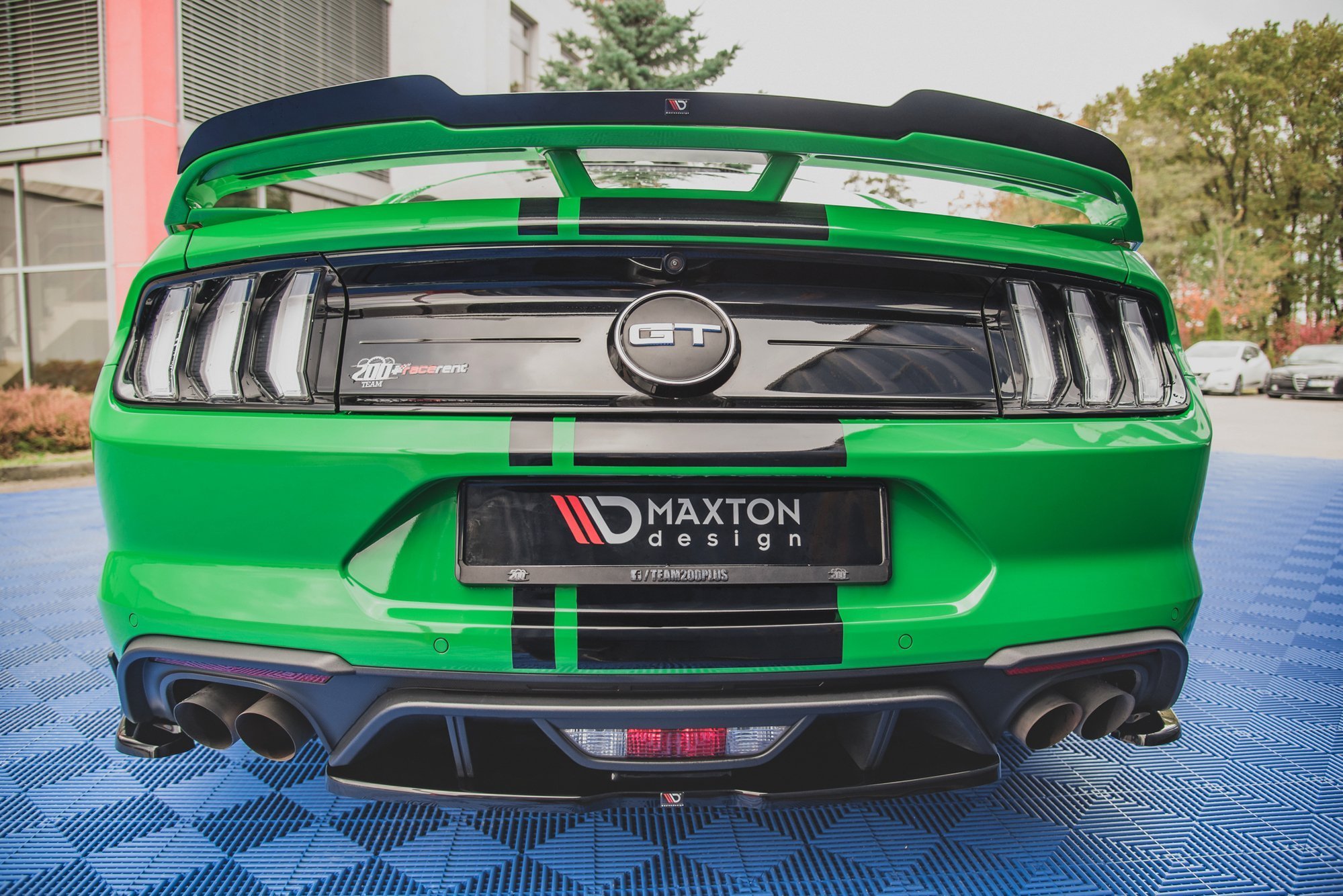 Central Rear Splitter Ford Mustang GT Mk6 Facelift (2017-) - 3