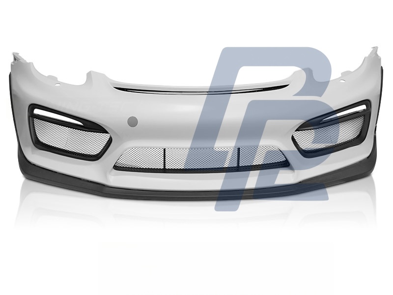 Sport Front Bumper Style for Porsche Cayman 981C / Boxster 981 2012–2016 with Washer Hole - 4
