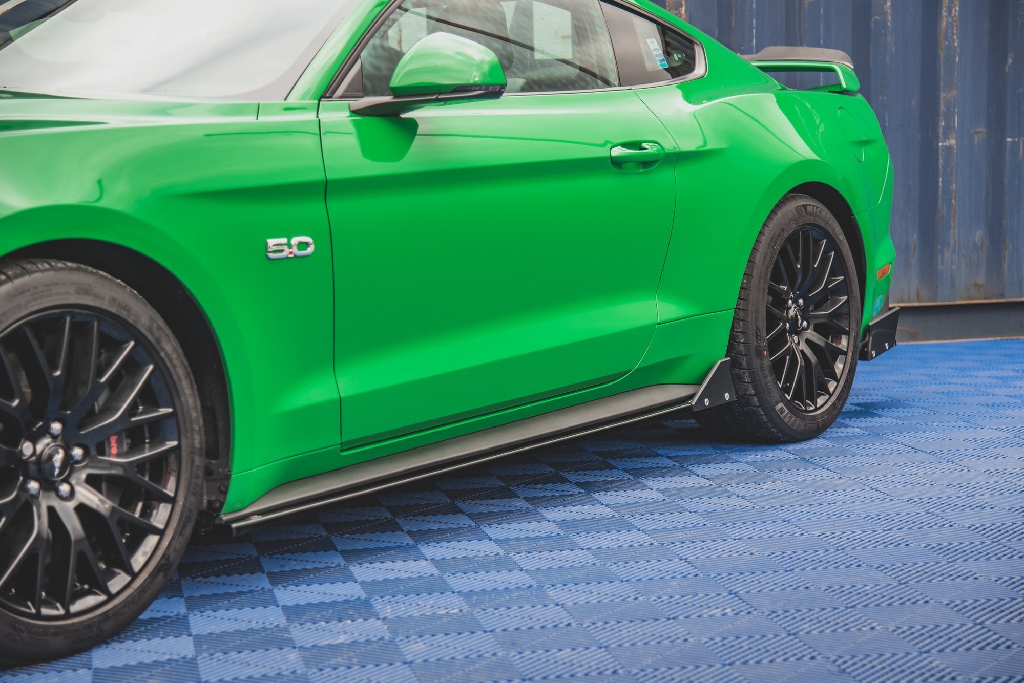 Side Skirts Diffusers + Flaps Ford Mustang GT Mk6 Facelift (2017-) - 2