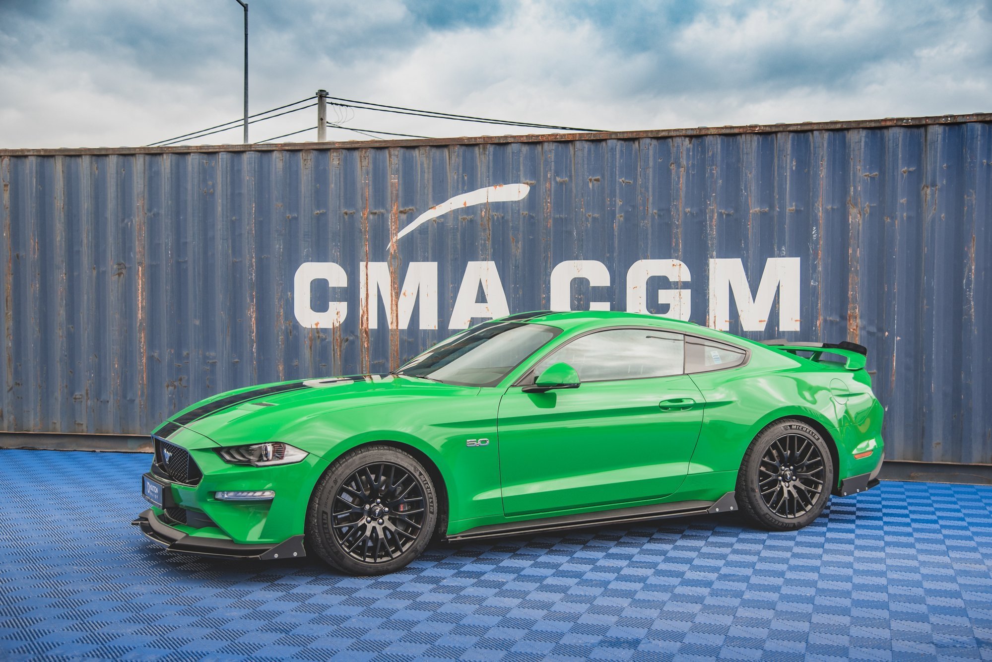 Side Skirts Diffusers + Flaps Ford Mustang GT Mk6 Facelift (2017-) - 4