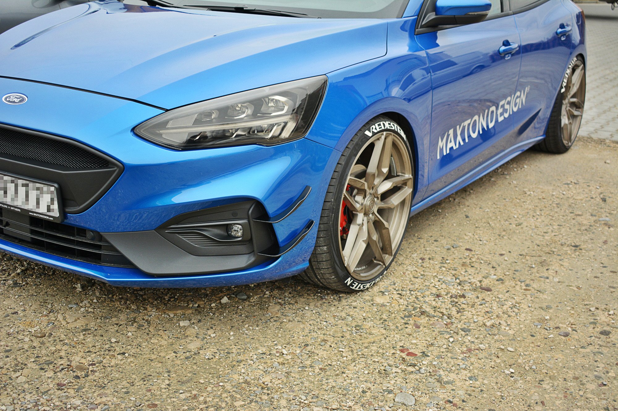 Front Bumper Wings (Canards) Ford Focus ST / ST-Line Mk4 - 2