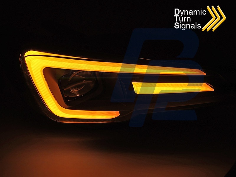 LED Headlights DRL Black for Subaru WRX 2014–2022 - 3
