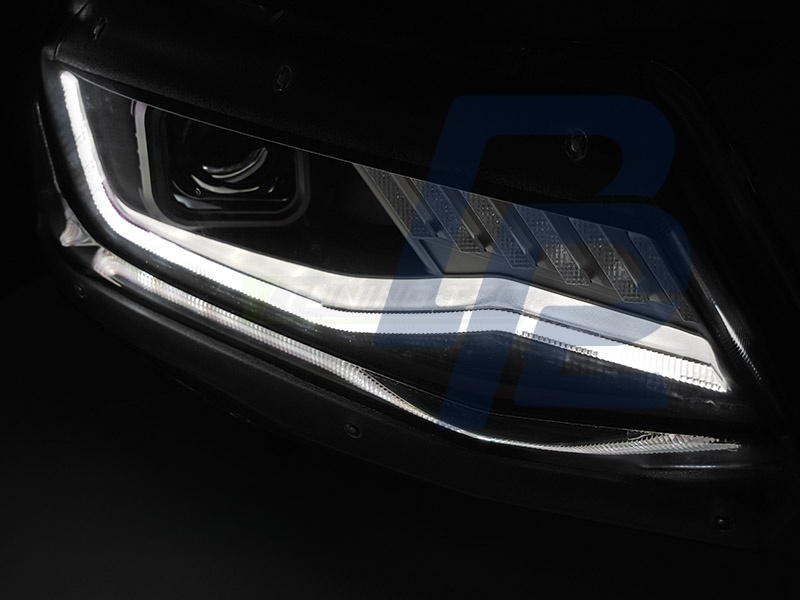 Headlights for Chevrolet Camaro 16-18 HID Sequential Black - 3