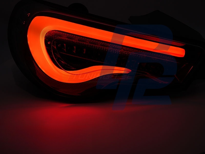 Tail Lights for Toyota GT86 2012–2021 LED Bar Red/Clear Sequential - 3