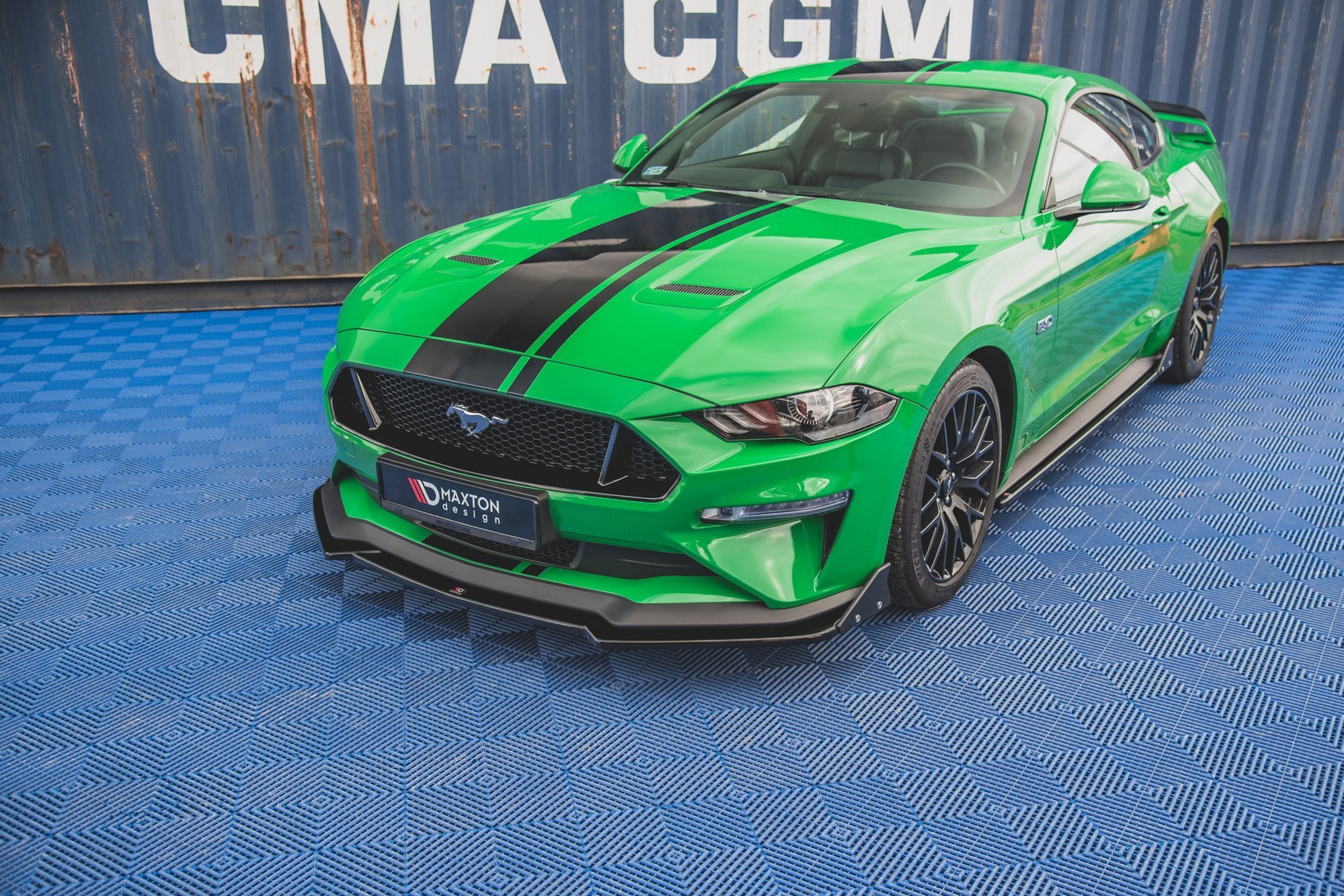 Front Splitter V.1 + Flaps Ford Mustang GT Mk6 Facelift - 3