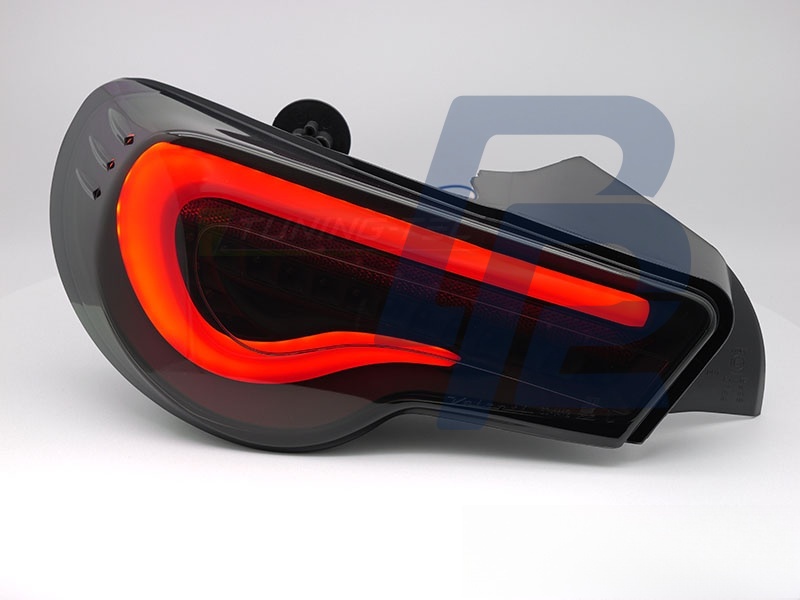 Tail Lights for Toyota GT86 2012–2021 LED Bar Black/Smoked Red Sequential - 2