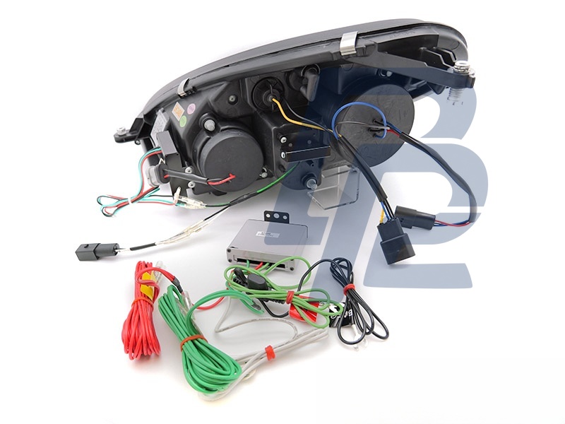 Xenon Headlights DRL Black for Mercedes R171 SLK 2004–2011 - 3
