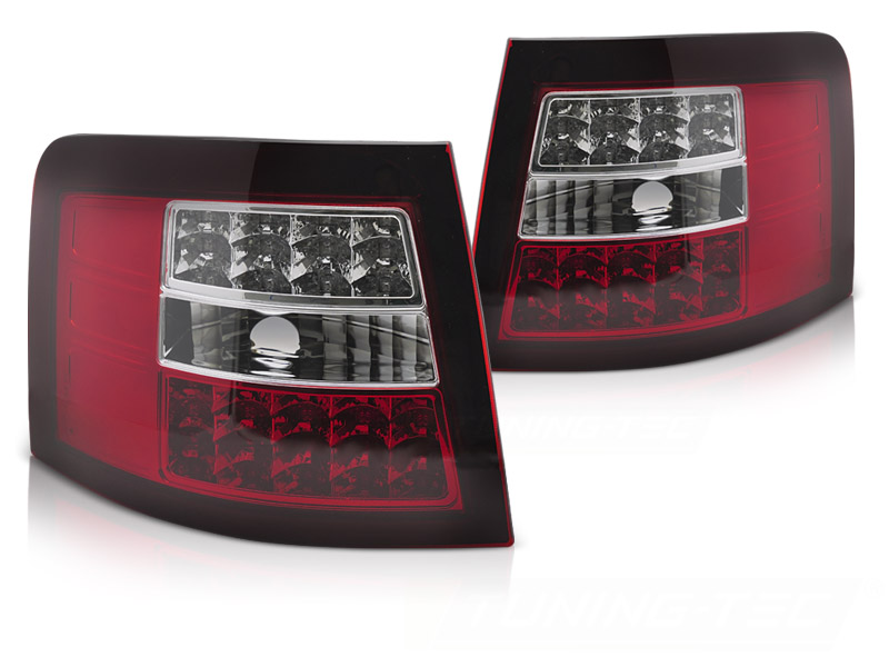 LED-BAKLYKTOR RÖD/VIT TILL AUDI A6 1997-2004 AVANT