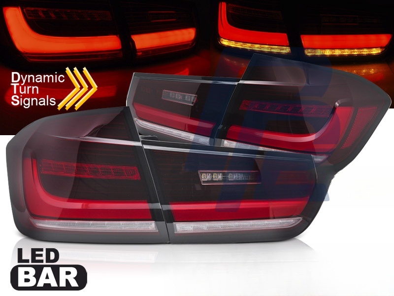 LED Bar Sequential Tail Lights Re White for BMW F30 2011–2018 - 2