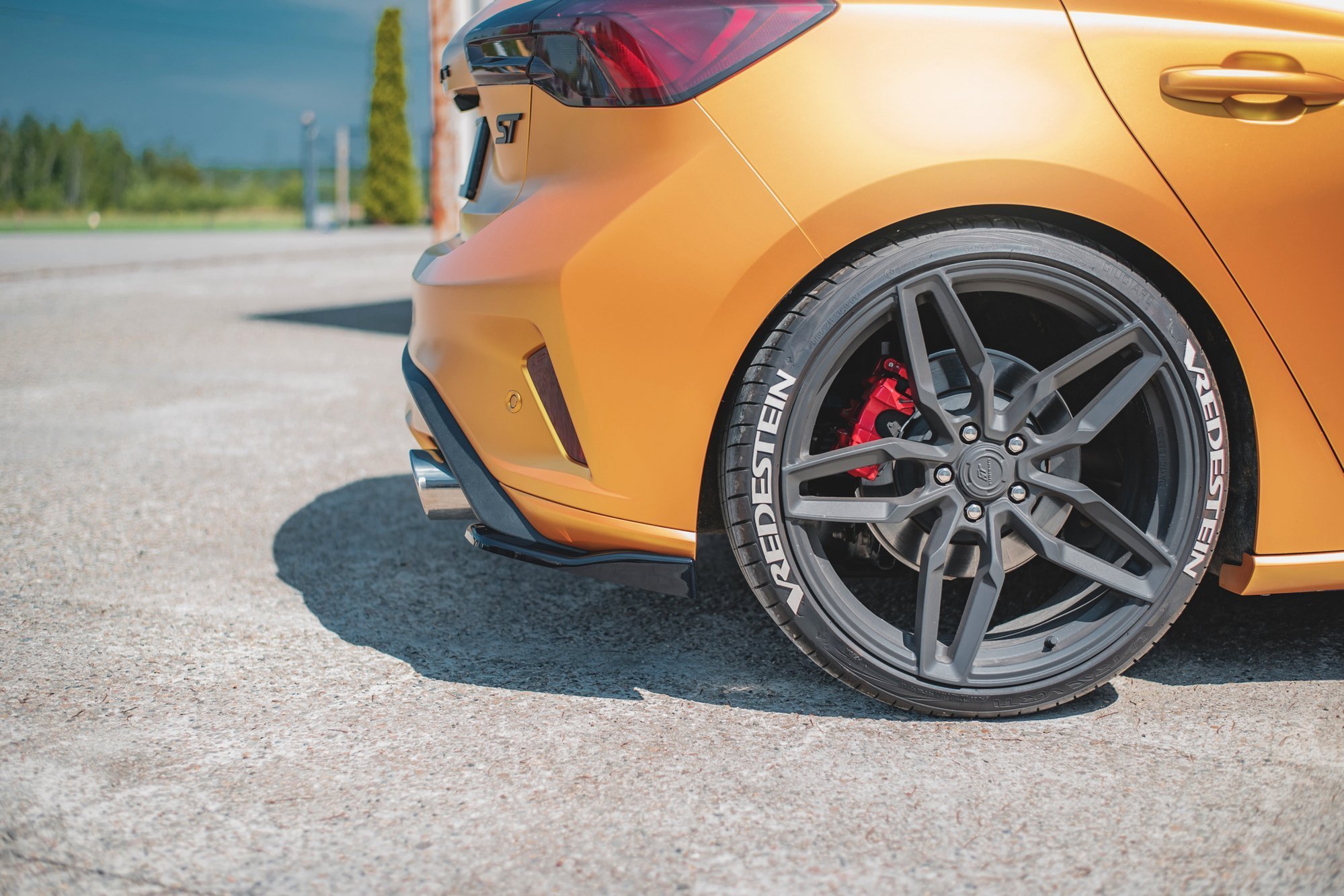 Rear Side Splitters V.2 Ford Focus Mk4 ST (2019-) - 4