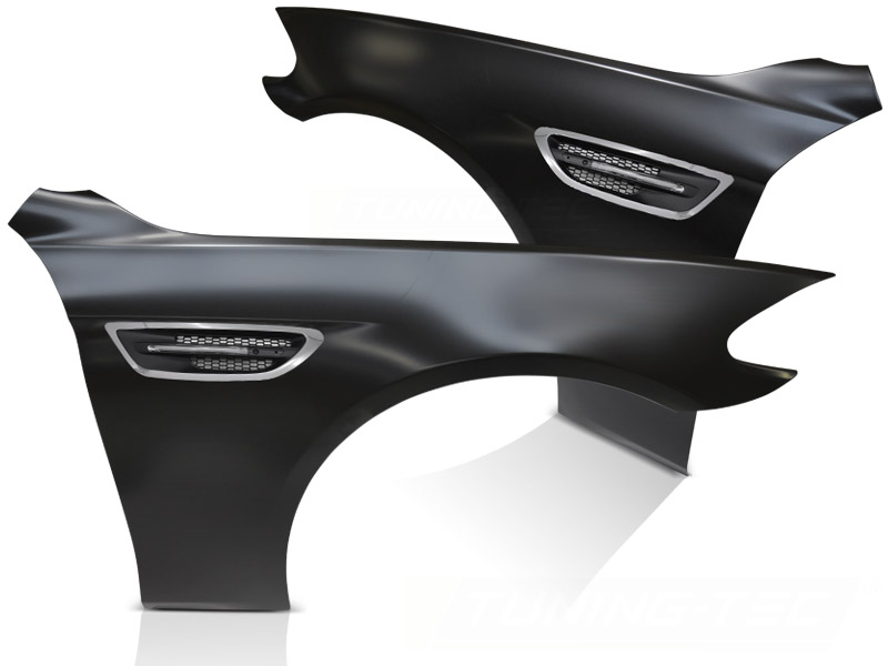 FRAMSKÄRMAR SPORTDESIGN WITH SIDE VENT KROM TILL BMW F10 F11 2010-2016